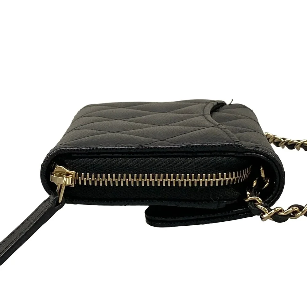 Chanel Classic Mini Chain Wallet/Matelasse Other Style Wallet AP2569